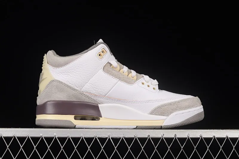 All categories Air Jordan Jordan series basketball shoes Air Jordan 3 foreign trade version Air Jordan 3 Retro SP "Medium Grey" AJ3 Joe 3 meters white gray burst pattern DH3434-110